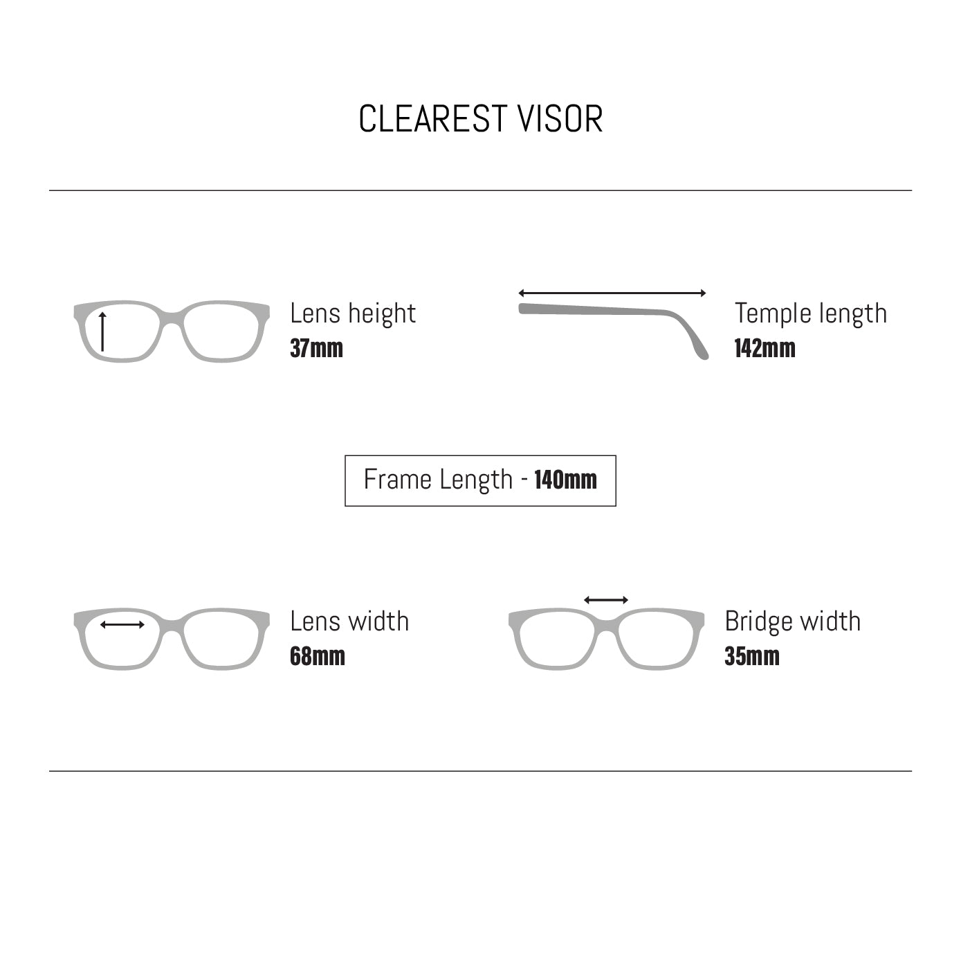 CLEAREST VISOR - #astrospect.co#-Sunglasses
